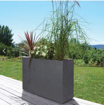 JARDINIERE MURET LOFT BASALT
